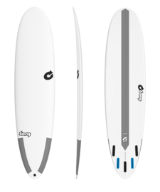 8'0" TORQ M2 TEC surfboard (boardcollor white)