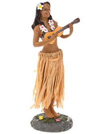 Hawaiian Hula dashboard doll