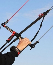Peter Lynn Hornet 4-line all-round power kite met bar