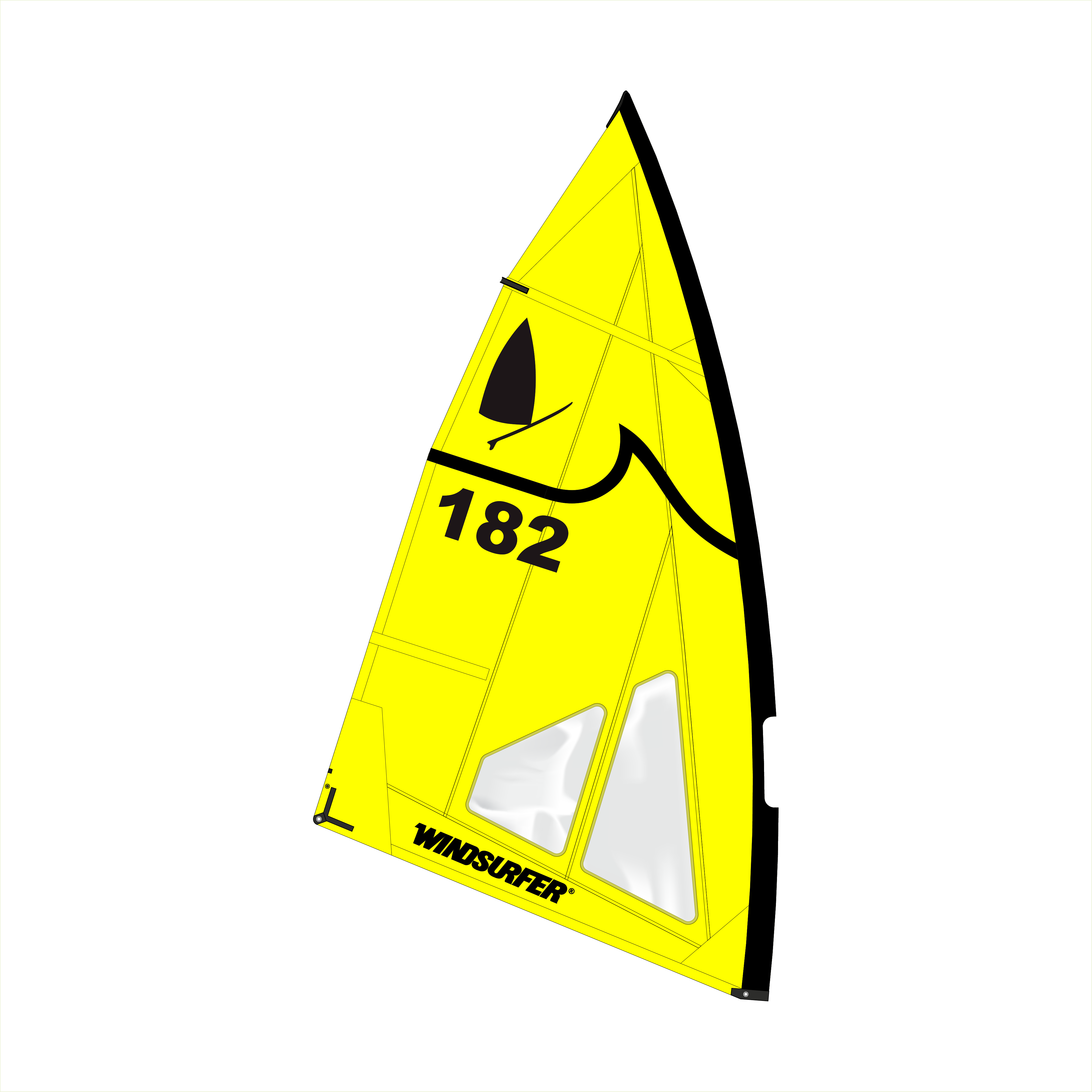 Windsurfer LT race sail strike