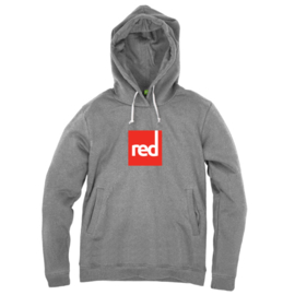 Red Square Unisex Hoodie - Grey