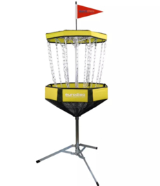 EURODISC Portable discgolf target yellow