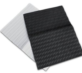 UNIFIBER Footpad Sheet 80 x 60 CM Diamond Groove zwart