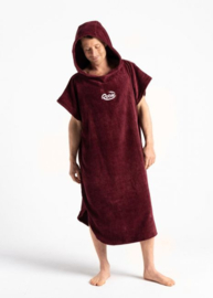 ROBIE Original Towel Poncho oil wine Medium