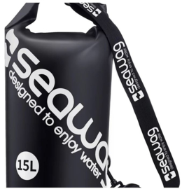 SEAWAG Waterproof Bag 15 ltr. black/white