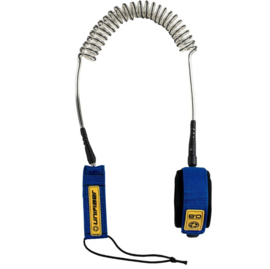 UNIFIBER Sup Leash Coil blue