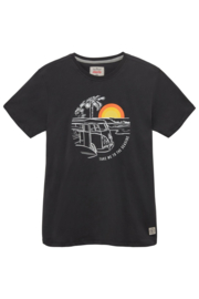 RIETVELD Seaside t-shirt black / white