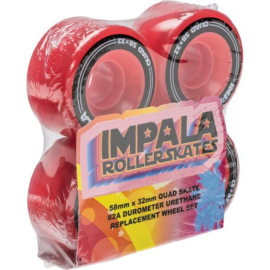 IMPALA Rollerskate Wheels (4pk) red