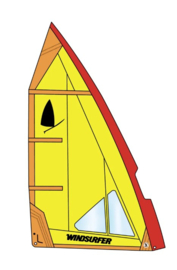 Windsurfer LT race sail yellow