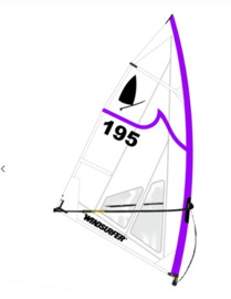 Windsurfer LT complete rig 5,7 m2