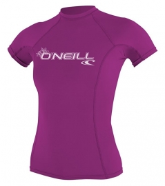 O'Neill WMS Basic Skins S/S Crew fox pink