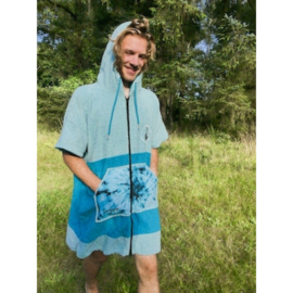 WAVE HAWAII Zip Cotton Poncho Flyh size medium