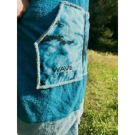 WAVE HAWAII Zip Cotton Poncho Flyh size medium