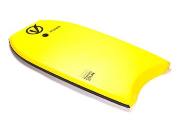VISION Spark 40" bodyboard yellow / black