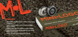 Mini Logo lagers 8 stuks
