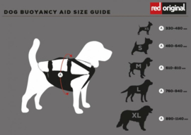 RED PADDLE Original DOG BUOYANCY AID (Honden reddingsvest)