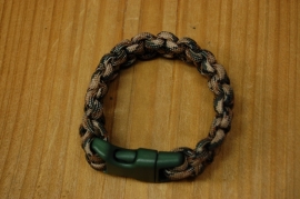 Bracelet FLAUNTAROUND clip paracord green