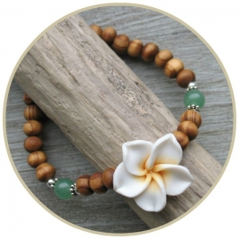 Armband `Frangipani` 925 zilver