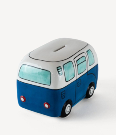 DEVOTED Surf Van Piggy Bank Blue spaarpot
