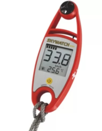 Skywatch Wind Anemo - Thermometer Swiss edition red