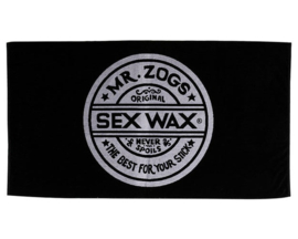 Sex Wax Beach Towel black