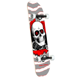 Powell-Peralta Ripper One Off Complete Skateboard Shape 242 Silver 8.0