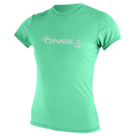O'Neill WMS Basic Skins S/S Sun Shirt light aqua