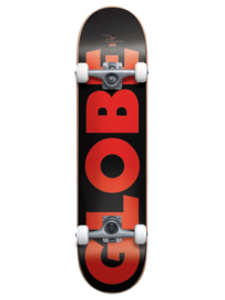GLOBE G0 Fubar 7'75" black/red skateboard compleet