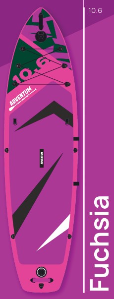 ADVENTUM SUP Combi 10'6" fuchsia
