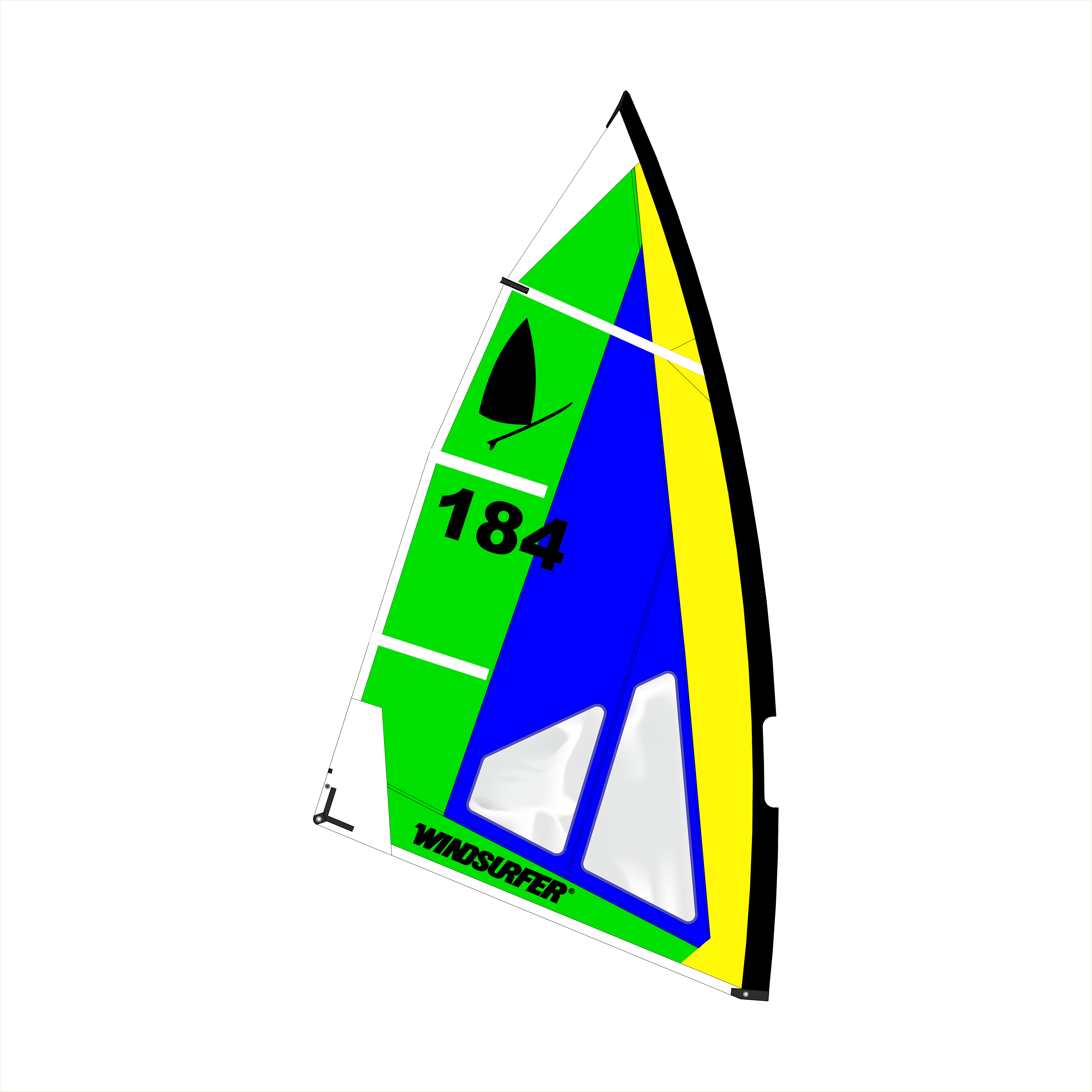 Windsurfer LT race sail FUSION