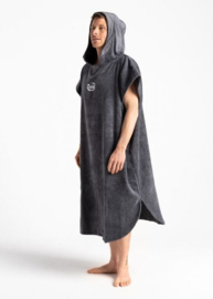 ROBIE Original Towel Poncho steel grey Large