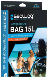 SEAWAG Waterproof Bag 15 ltr. black/white