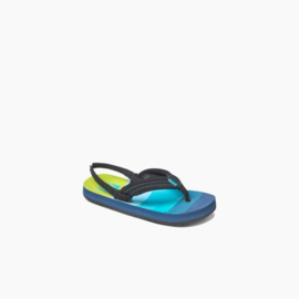 REEF Little AHI aqua/green slippers