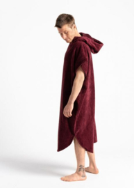 ROBIE Original Towel Poncho oil wine Medium