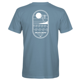 NAISH T-Shirt Maui ocean blue