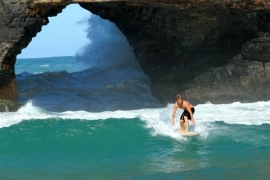 SURFING HOLE IN THE WALL!