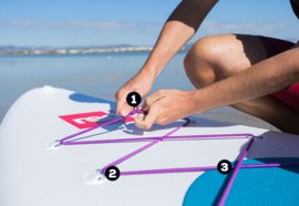 RED Bungee cord ( elastiek) 1,95 cm Yellow