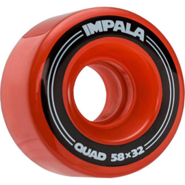 IMPALA Rollerskate Wheels (4pk) red