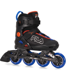FILA verstelbare skates X 2C  33-36 black / blue / orange