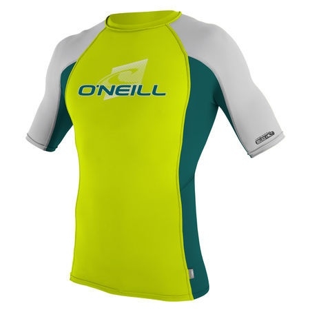 O'Neill Youth Skins S/S Crew Lycra lime