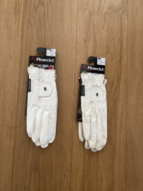 Roeckl witte handschoenen (beetje verkleurd)