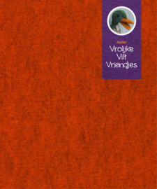 Wolvilt natuur oranje