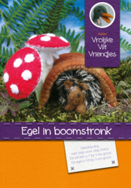 Egel in boomstronk
