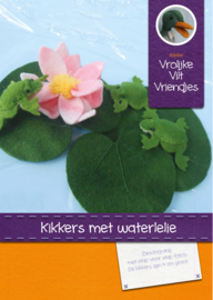 Kikkers met waterlelie