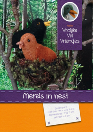 Merels in nest