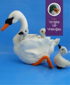 Zwaan met jongen