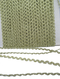Zigzagband goudkleurig