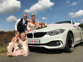 Mr & Mrs trouw kentekenplaat