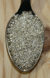 Seed bead - 11/0 - silverlined crystal