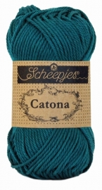 Scheepjes Catona 25 - Dark teal - 401